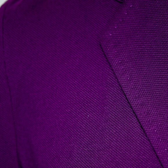 Talbots Purple Single Button Notch Lapel Blazer Jacket Size 6 - Picture 5 of 7